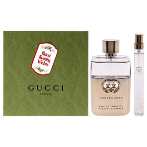 Gucci Guilty by Gucci for Women- 2 Pc Gift Set 1.6oz EDT Spray, 0.33oz EDT Spray